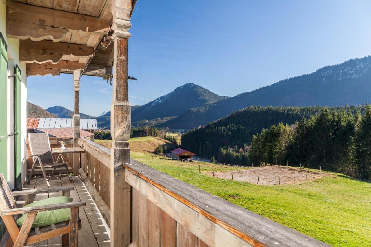 Ferienwohnung Guffertblick ヤヘナウ エクステリア 写真